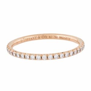 Tiffany & Co. 18k Yellow Gold and Diamond Metro Eternity Band (Full Eternity)